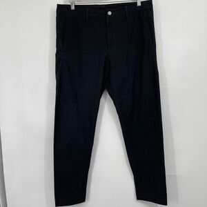 Outlier Black Strongtwill Two-Way Stretch Tapered Quick Dry Chino Pants Size 34